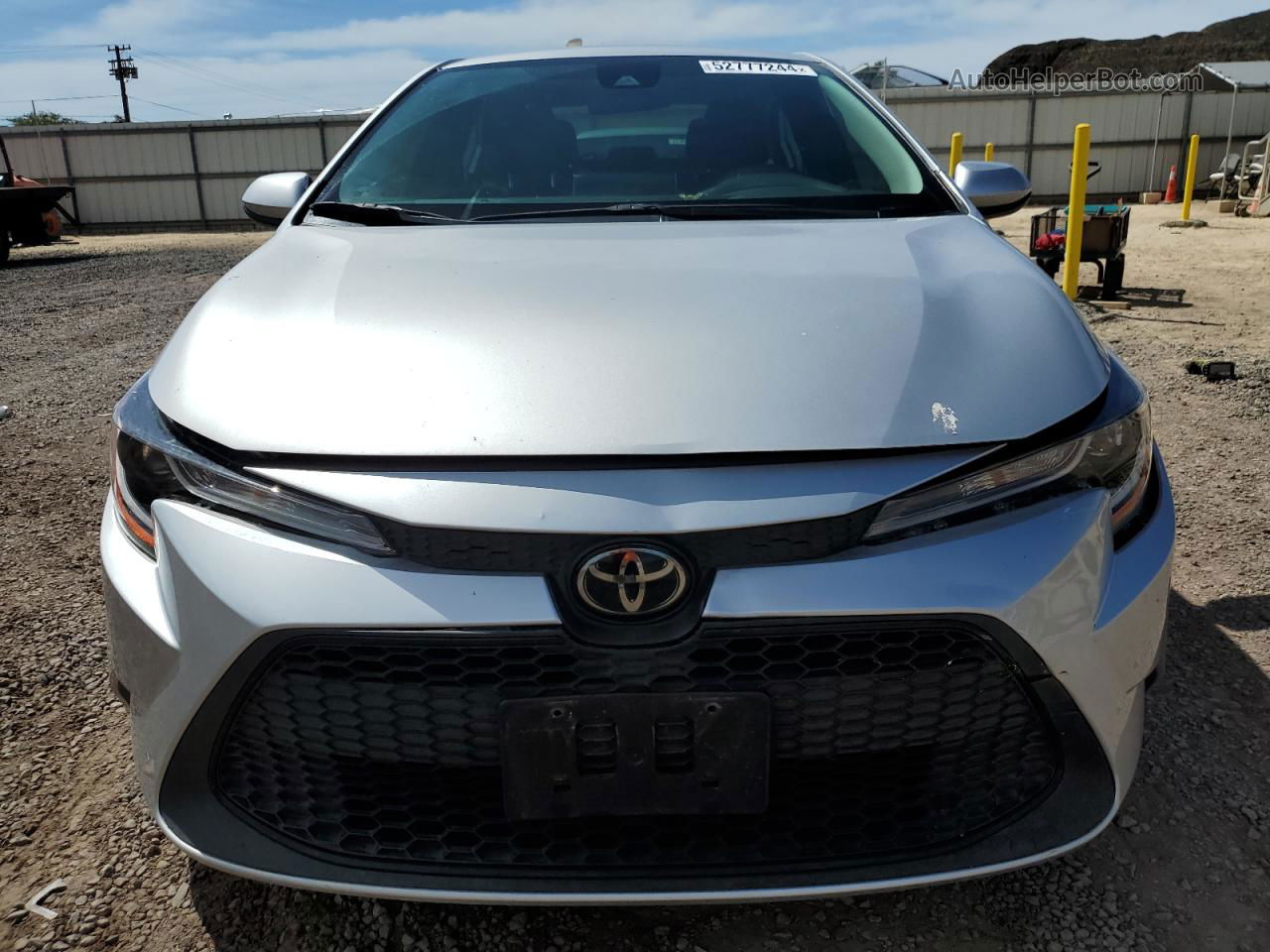 2020 Toyota Corolla Le Silver vin: JTDEPRAEXLJ087310