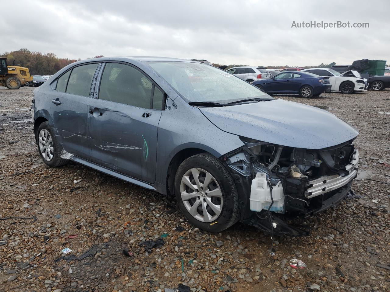 2020 Toyota Corolla Le Blue vin: JTDEPRAEXLJ096640