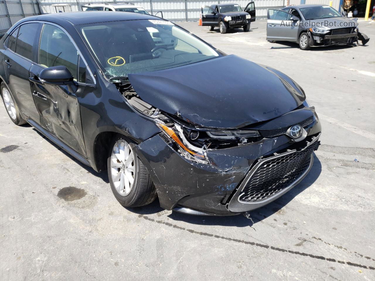 2020 Toyota Corolla Xle Black vin: JTDFPRAE1LJ067936