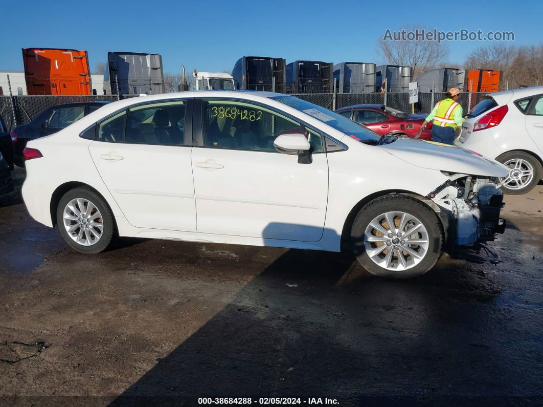 2020 Toyota Corolla Xle White vin: JTDFPRAE6LJ053398