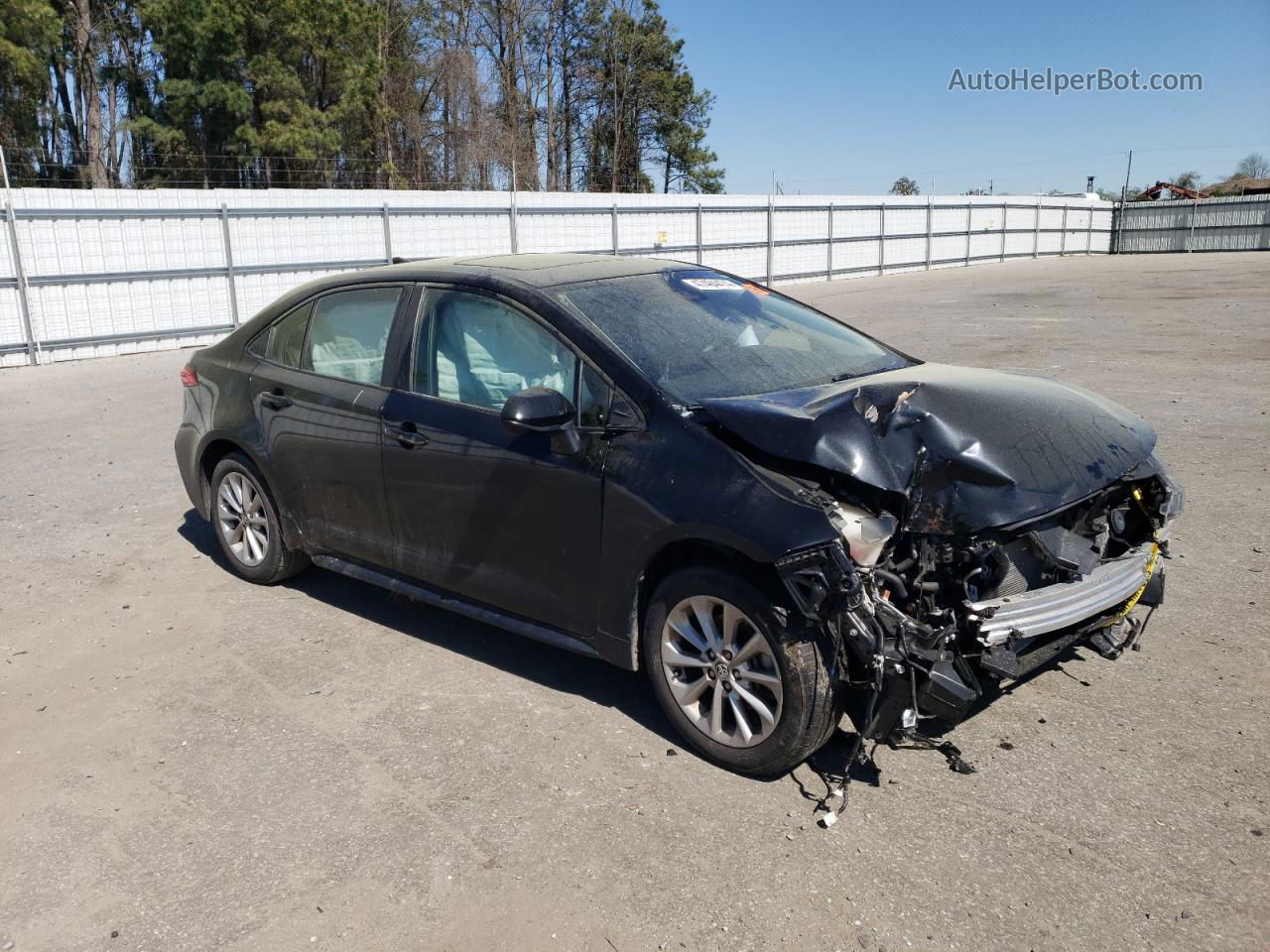 2021 Toyota Corolla Le Черный vin: JTDHPMAE2MJ178461