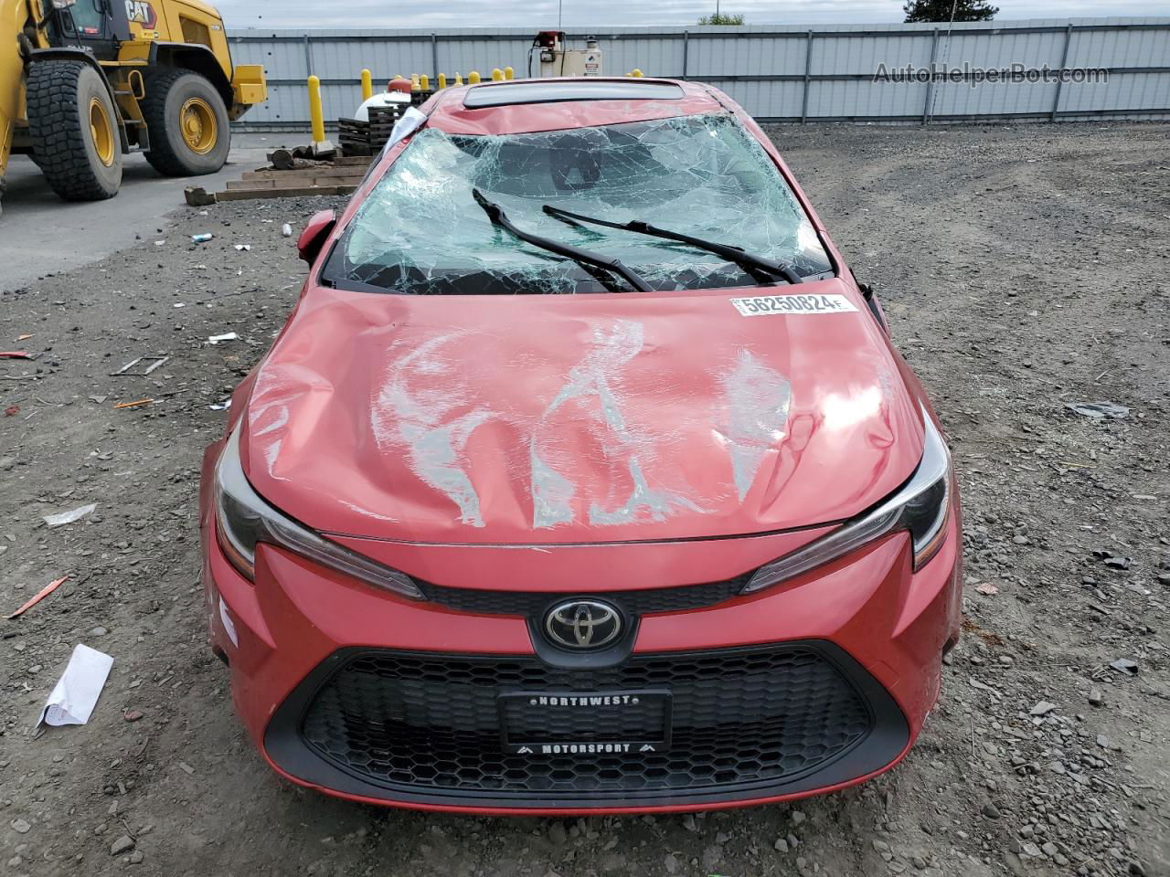 2021 Toyota Corolla Le Red vin: JTDHPMAE6MJ144569