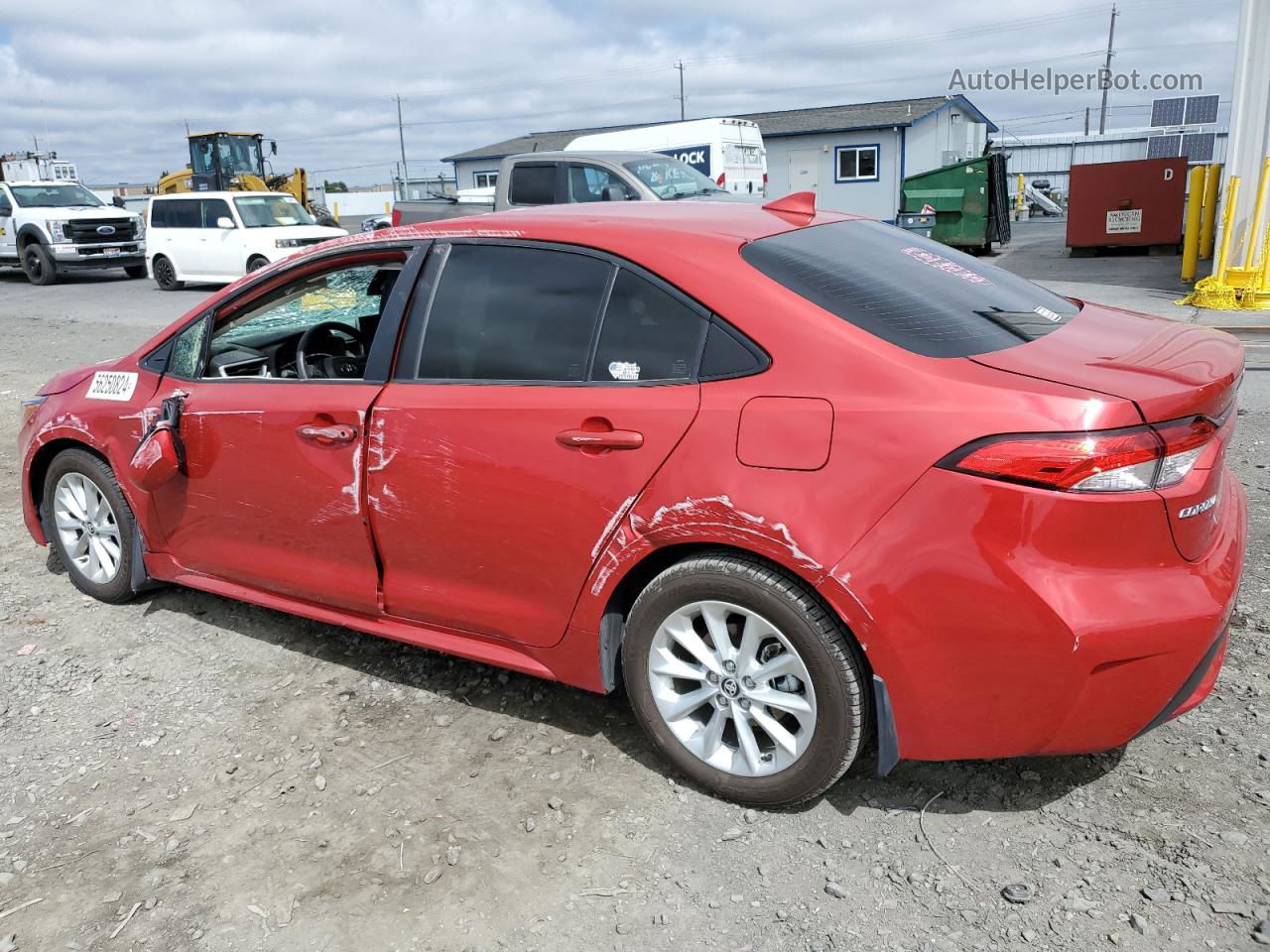 2021 Toyota Corolla Le Red vin: JTDHPMAE6MJ144569