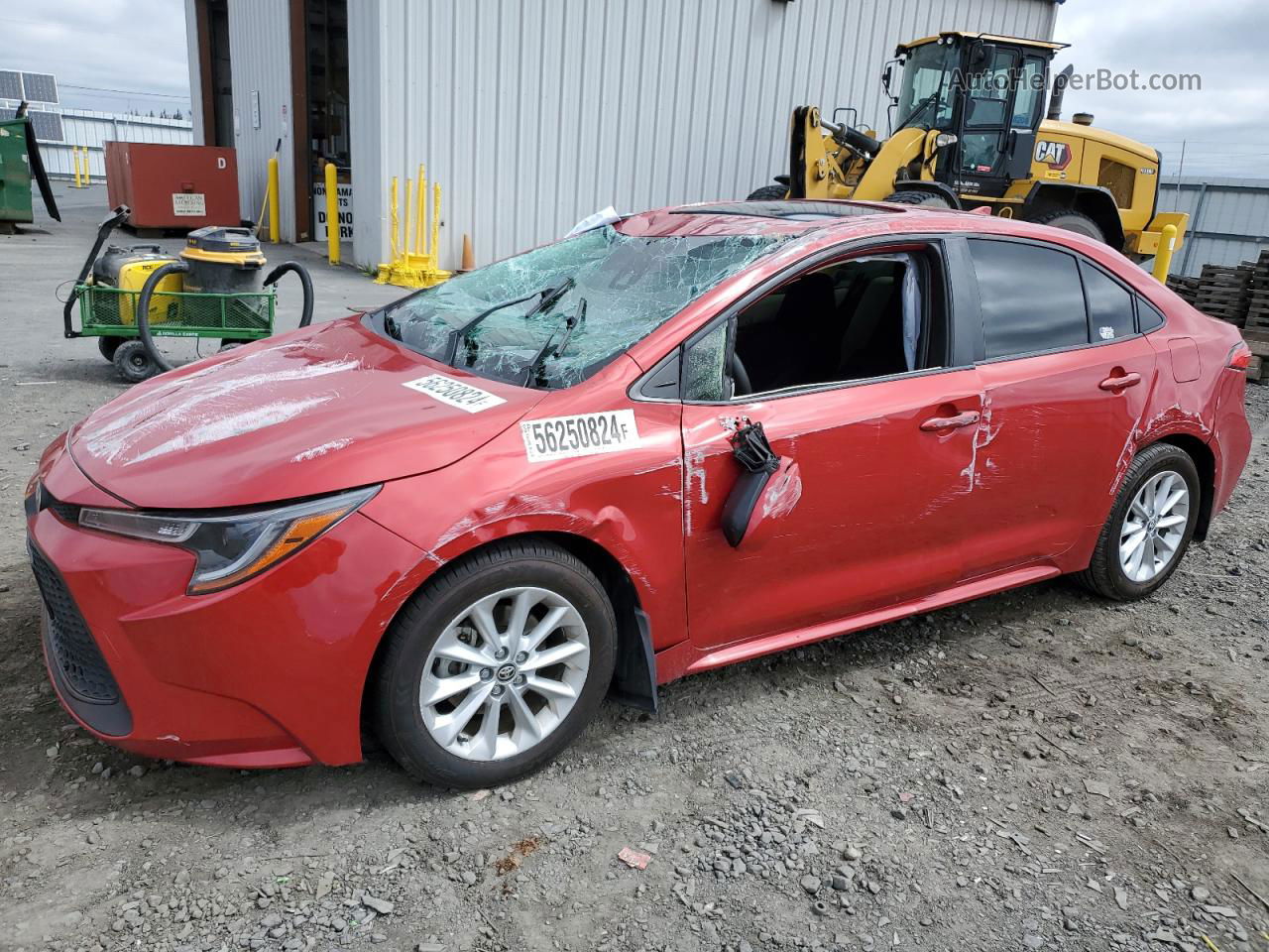 2021 Toyota Corolla Le Red vin: JTDHPMAE6MJ144569