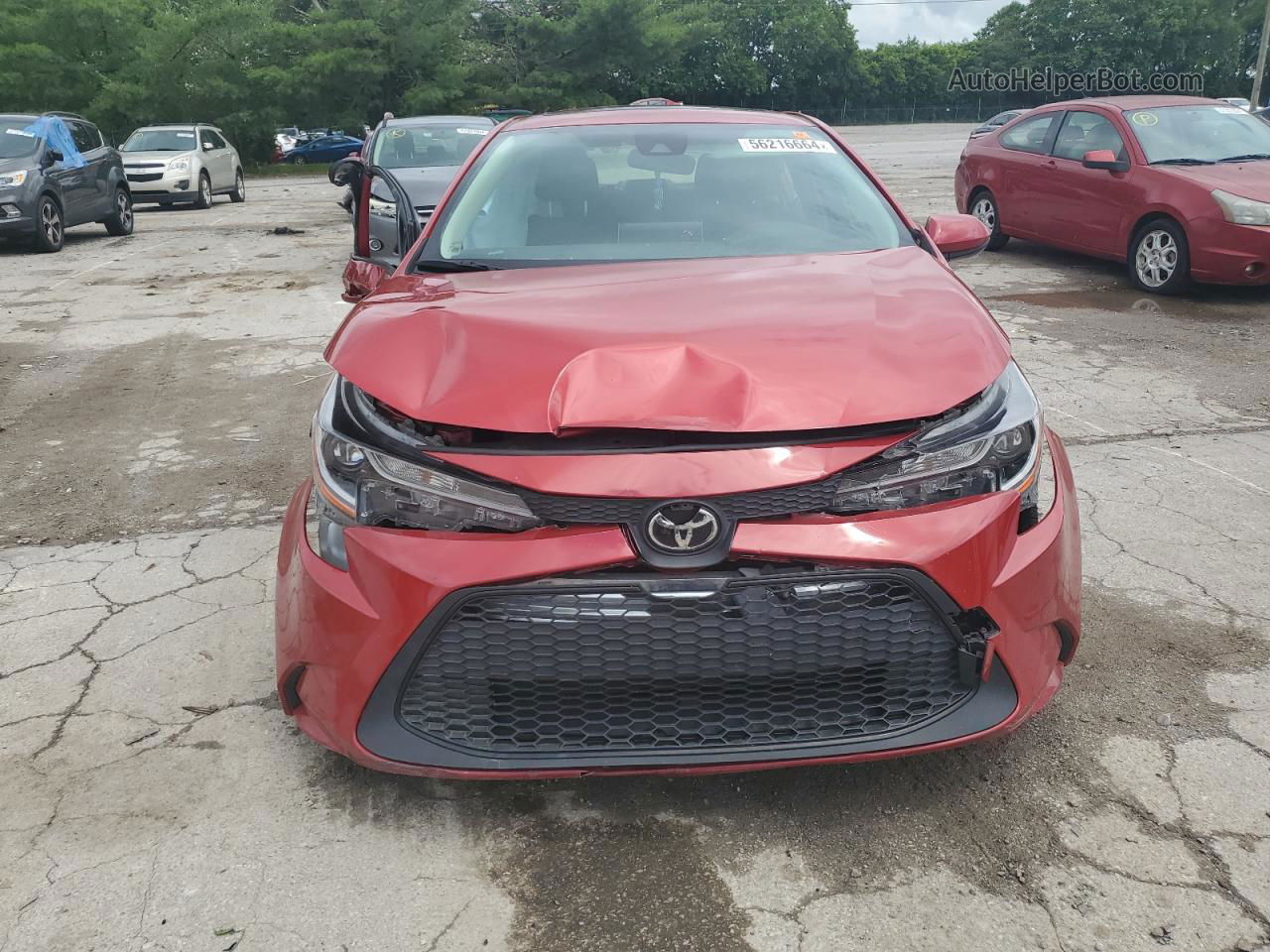 2021 Toyota Corolla Le Red vin: JTDHPMAE6MJ151005