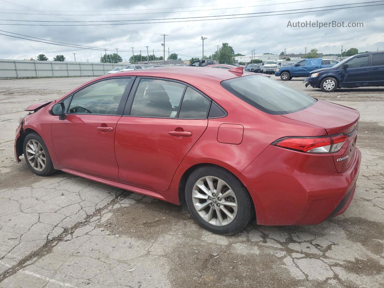 2021 Toyota Corolla Le Red vin: JTDHPMAE6MJ151005