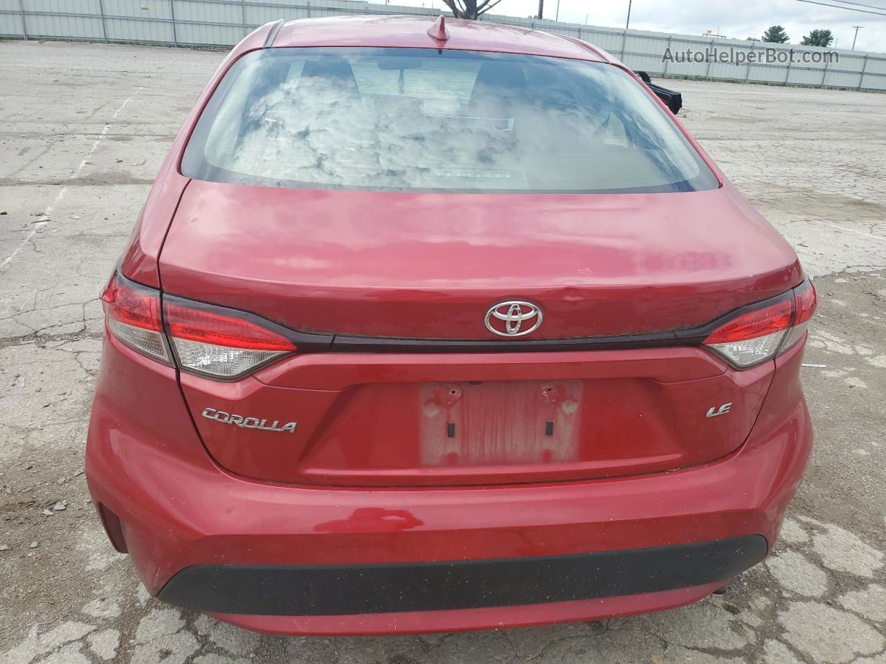 2021 Toyota Corolla Le Red vin: JTDHPMAE6MJ151005