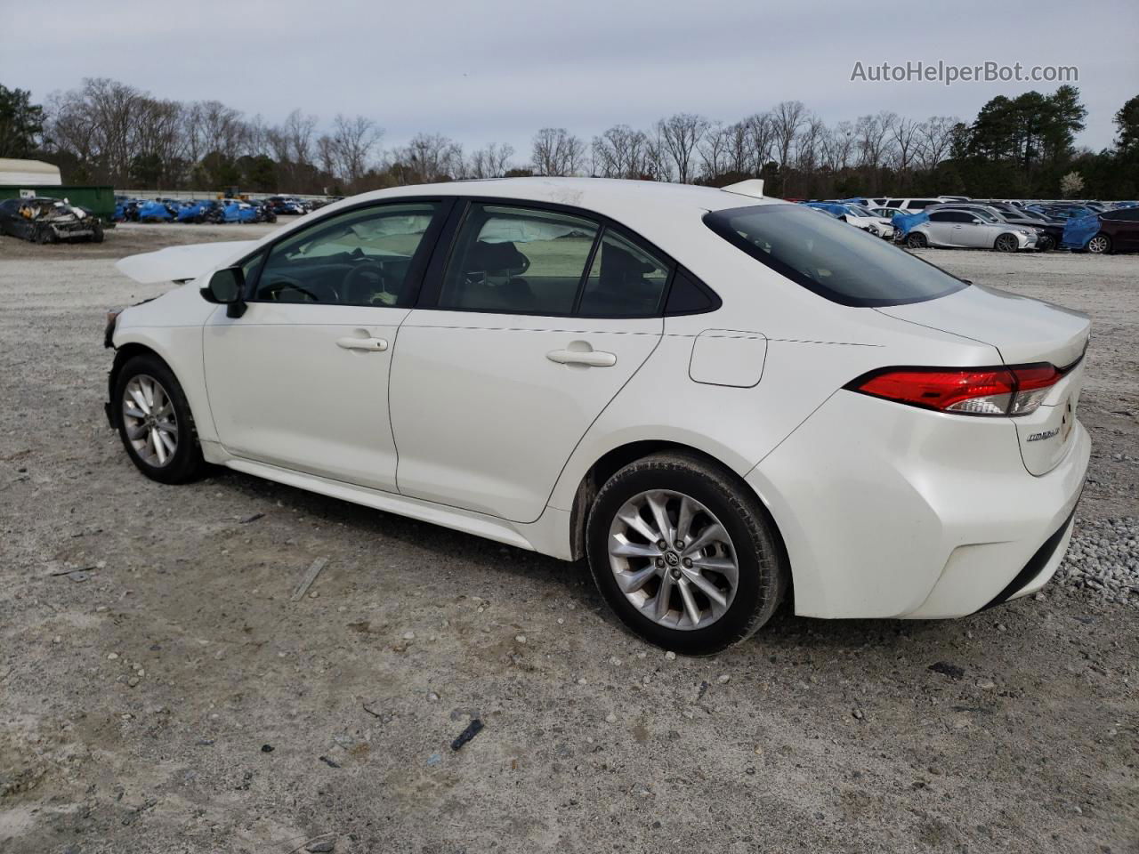 2020 Toyota Corolla Le White vin: JTDHPRAE6LJ063597