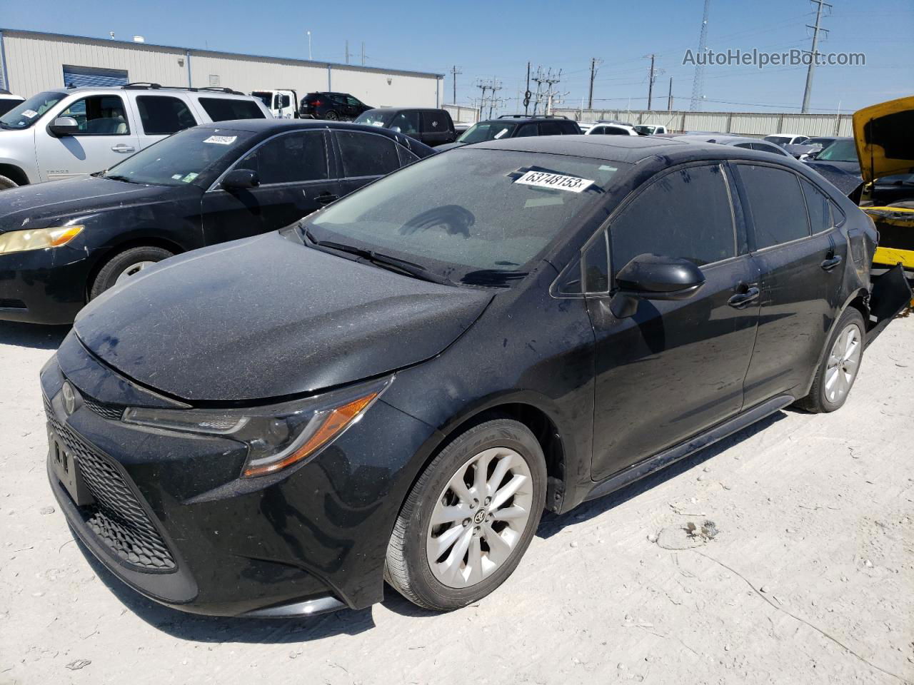 2020 Toyota Corolla Le Black vin: JTDHPRAE8LJ040970