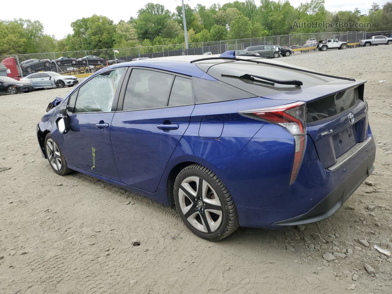 2016 Toyota Prius  Blue vin: JTDKARFU0G3510118