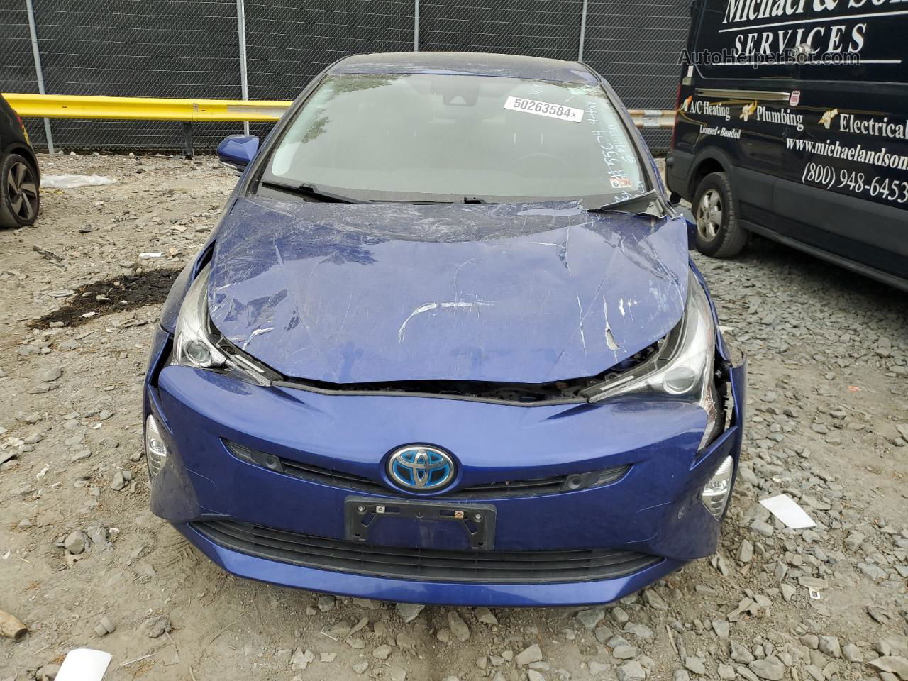 2016 Toyota Prius  Blue vin: JTDKARFU0G3510118