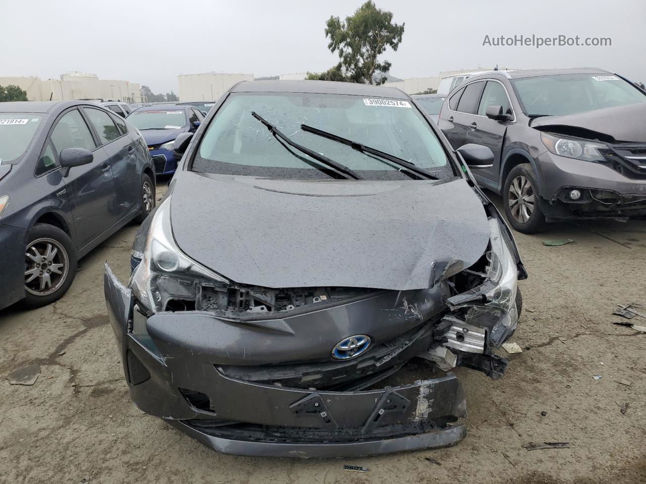 2016 Toyota Prius  Серый vin: JTDKARFU1G3517241