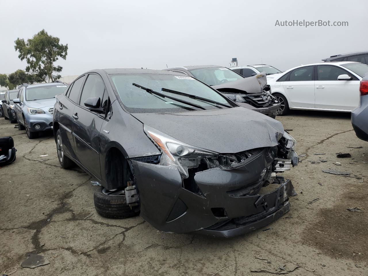 2016 Toyota Prius  Серый vin: JTDKARFU1G3517241