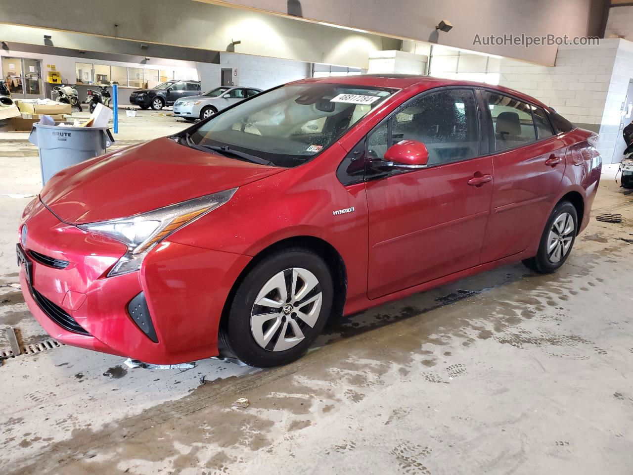 2016 Toyota Prius  Red vin: JTDKARFU1G3517336