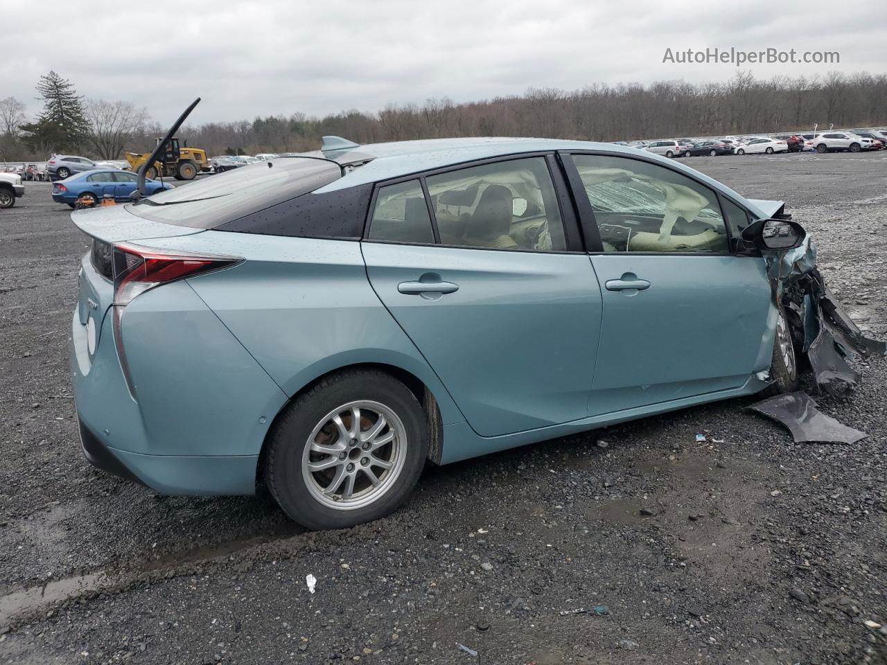 2017 Toyota Prius  Бирюзовый vin: JTDKARFU1H3052025