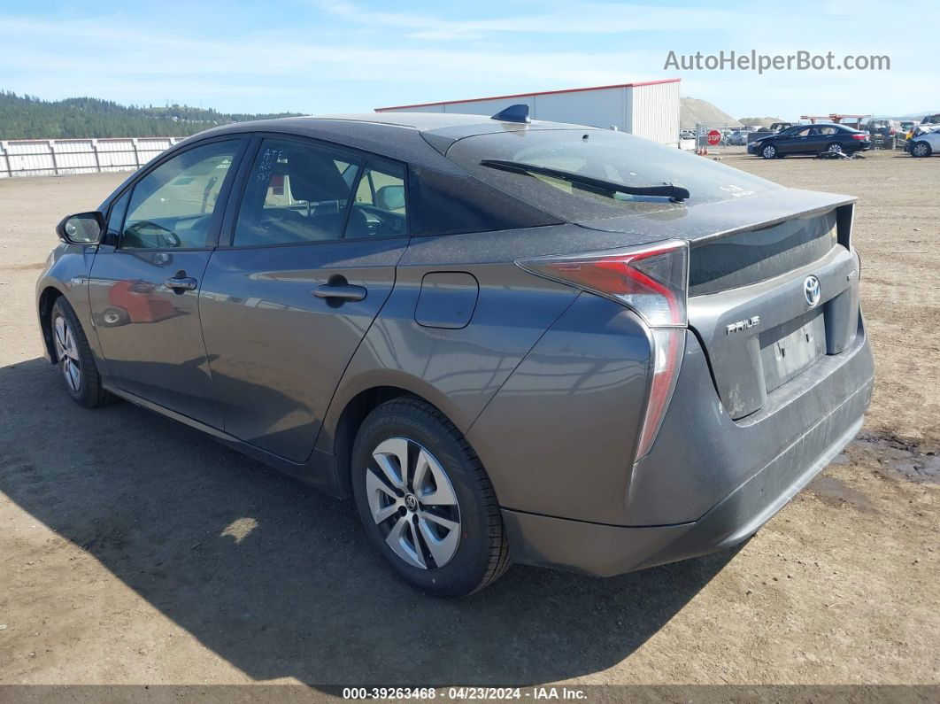 2016 Toyota Prius Three Gray vin: JTDKARFU2G3017685