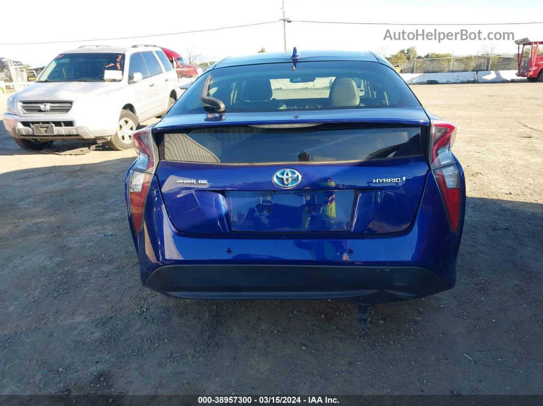 2017 Toyota Prius Four Blue vin: JTDKARFU2H3528654