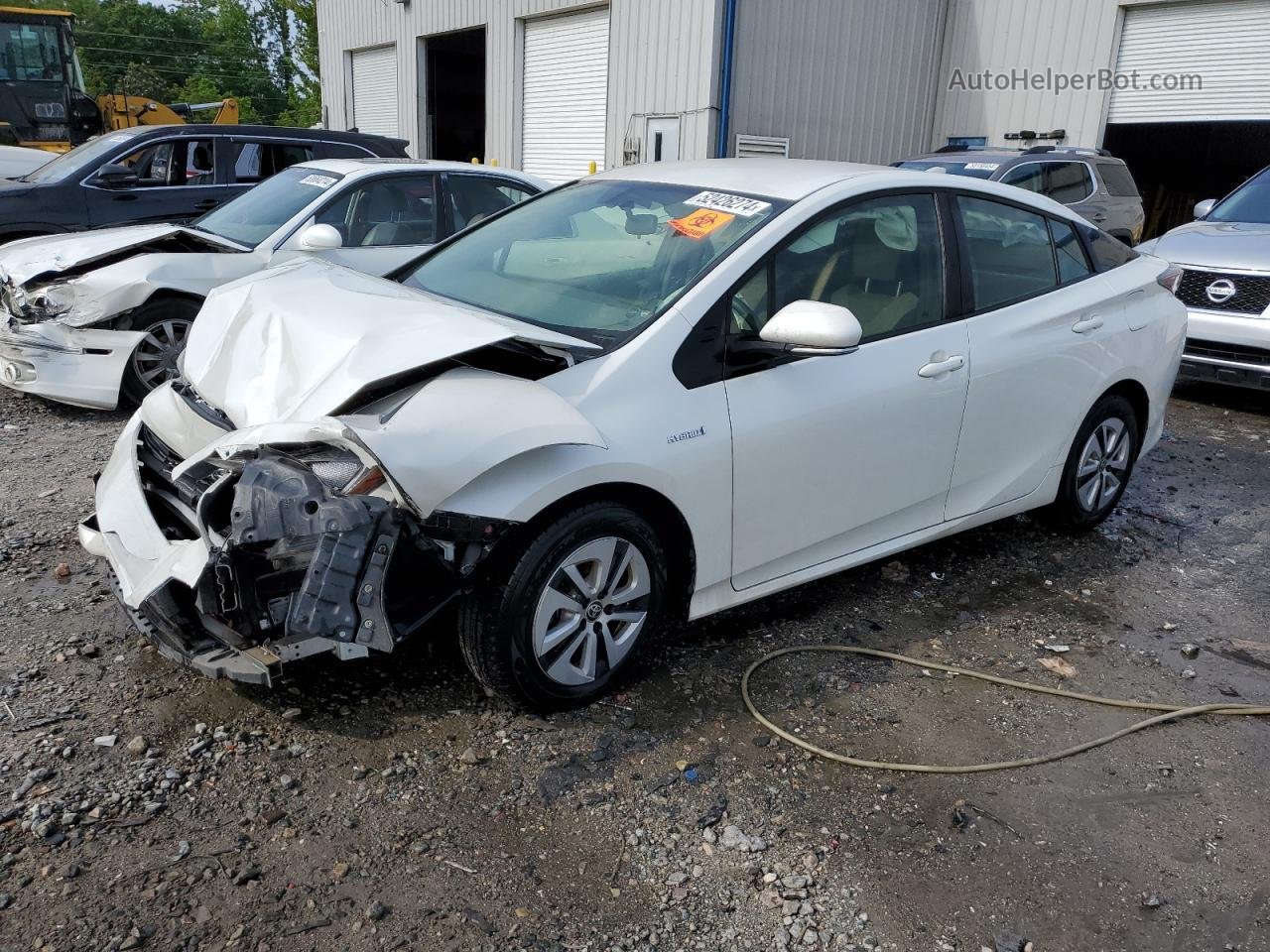 2016 Toyota Prius  White vin: JTDKARFU3G3020630