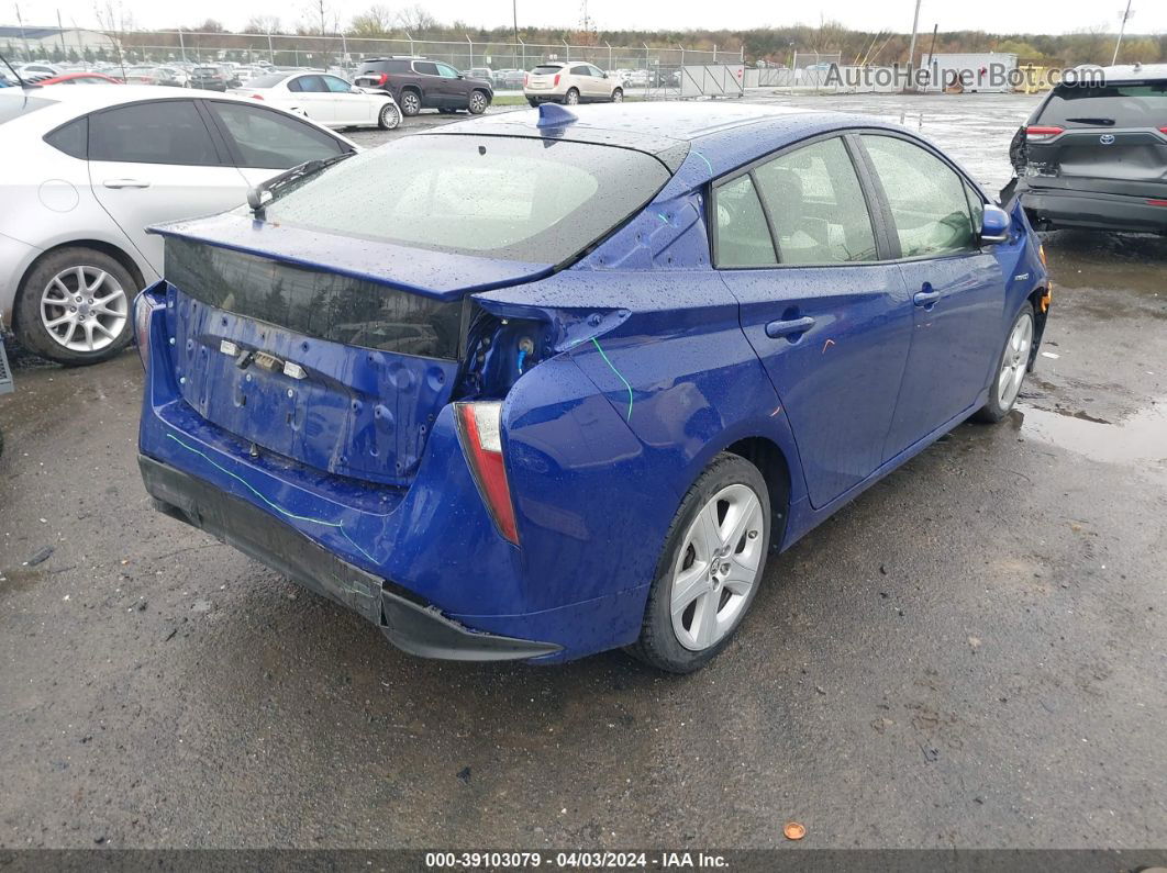 2016 Toyota Prius Three Touring Dark Blue vin: JTDKARFU4G3503009