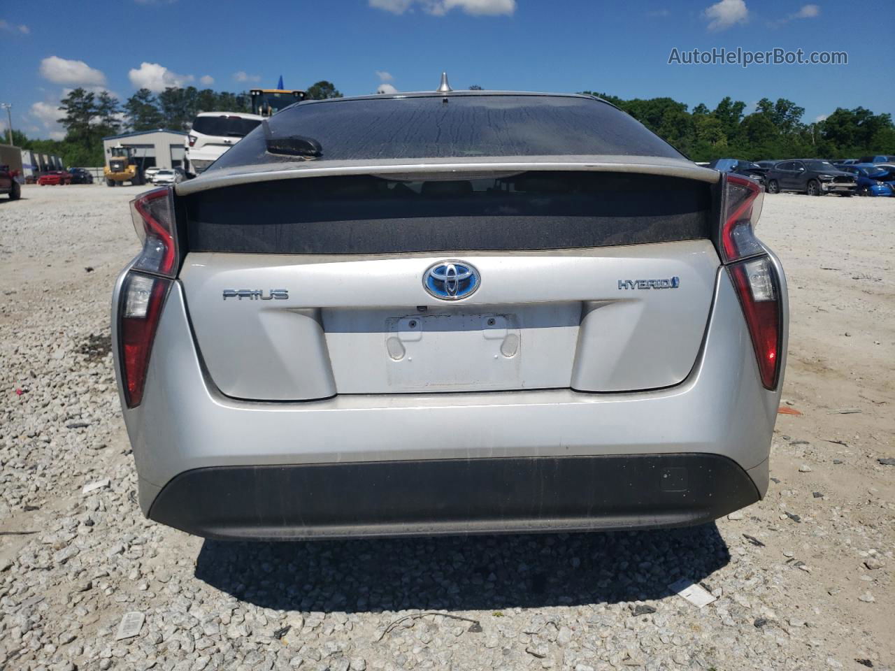 2016 Toyota Prius  Серебряный vin: JTDKARFU4G3505665