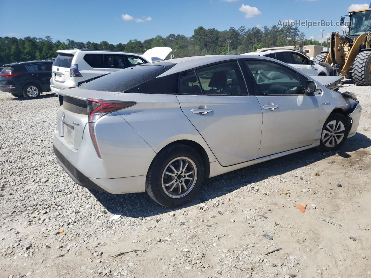 2016 Toyota Prius  Silver vin: JTDKARFU4G3505665