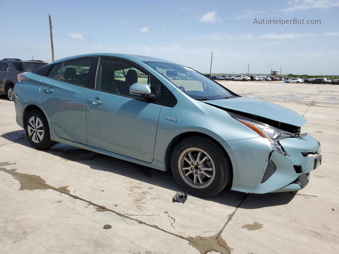 2016 Toyota Prius  Blue vin: JTDKARFU6G3008987