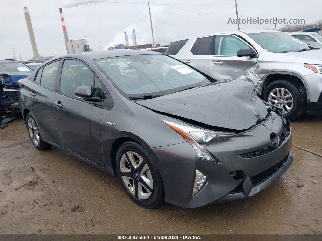 2017 Toyota Prius Four Touring Серый vin: JTDKARFU7H3032443