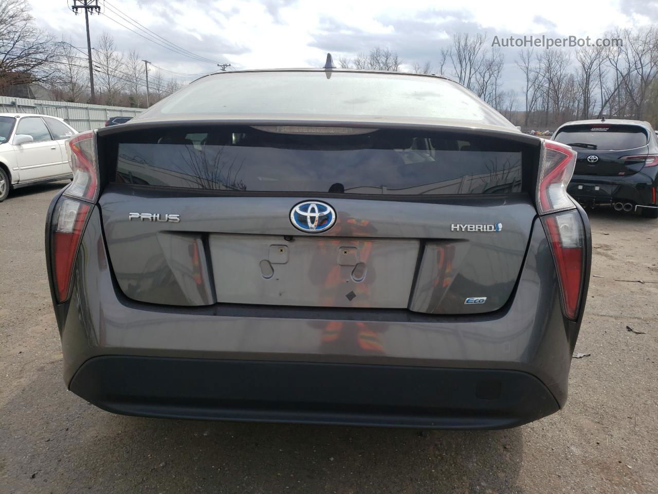 2016 Toyota Prius  Серый vin: JTDKARFU8G3504325