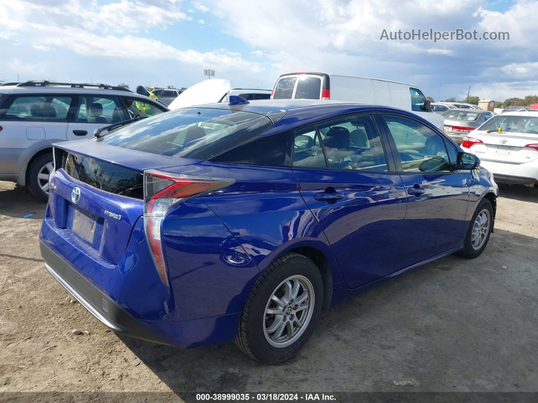 2016 Toyota Prius Three Blue vin: JTDKARFU8G3512795