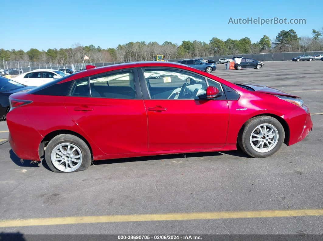 2016 Toyota Prius Four Красный vin: JTDKARFU9G3506374