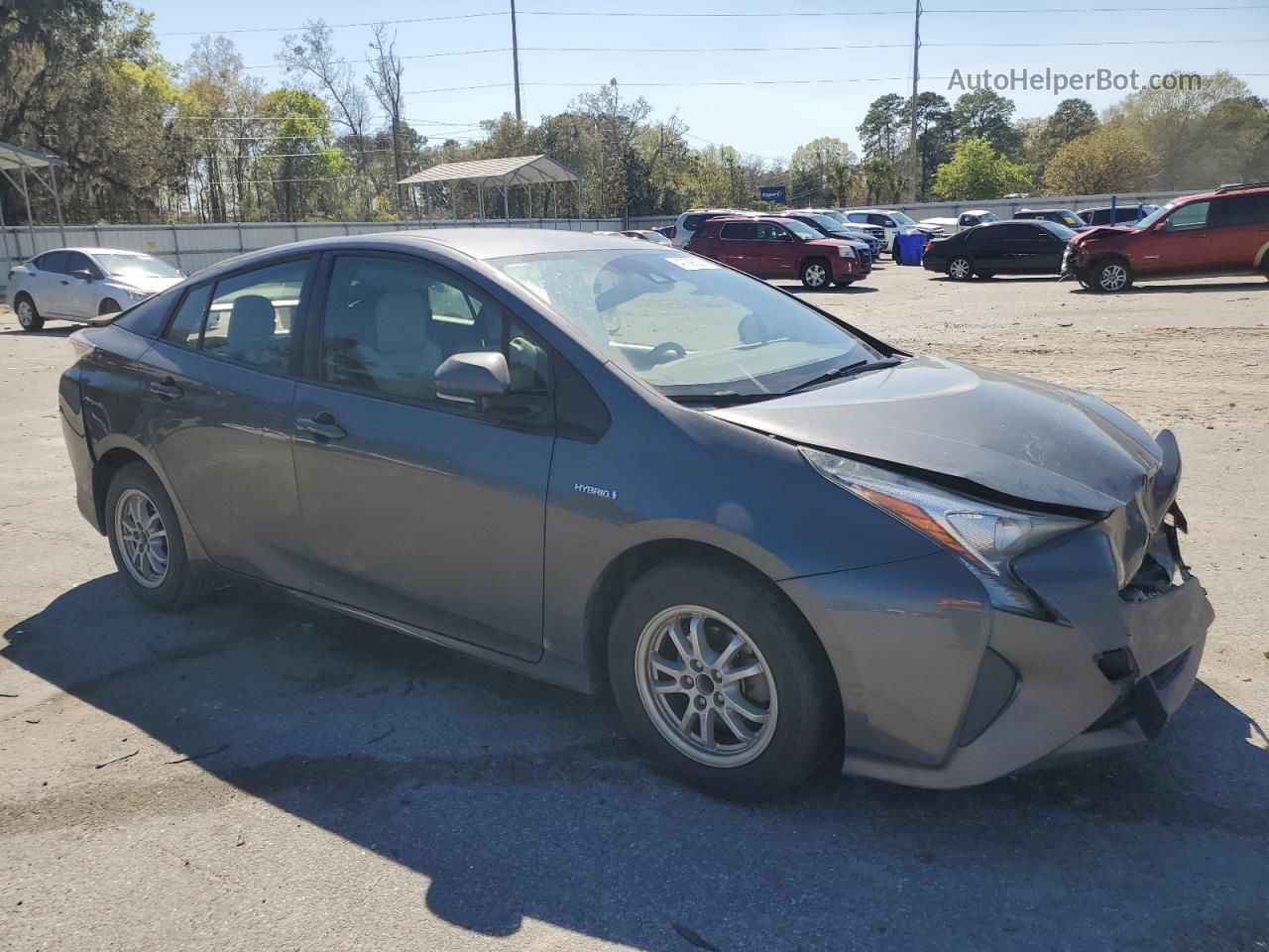 2017 Toyota Prius  Charcoal vin: JTDKARFU9H3040530