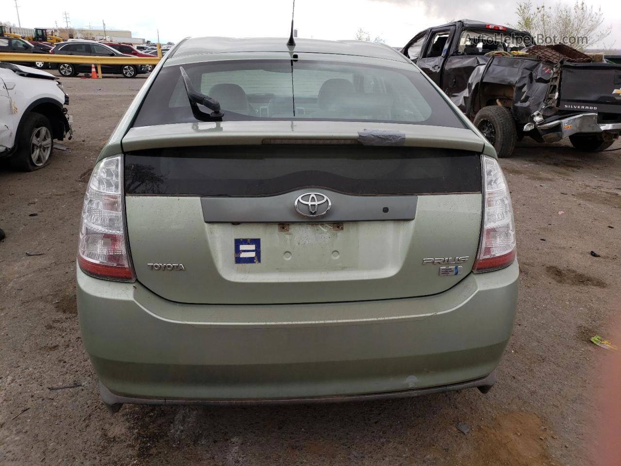 2007 Toyota Prius  Зеленый vin: JTDKB20U073281839