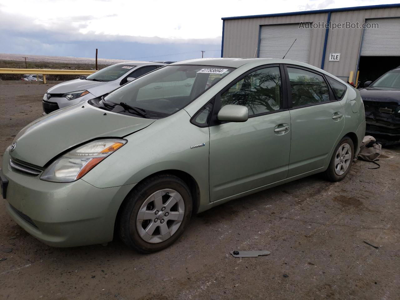 2007 Toyota Prius  Green vin: JTDKB20U073281839