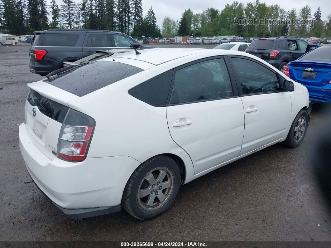 2007 Toyota Prius   White vin: JTDKB20U077672692