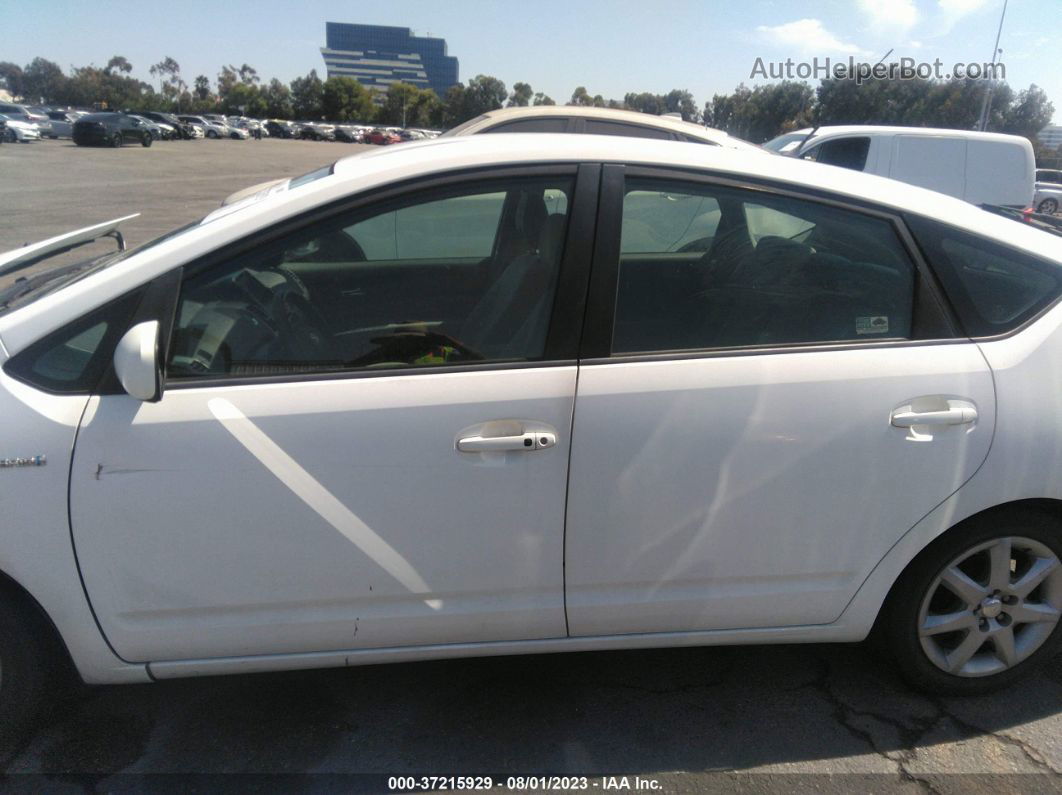 2008 Toyota Prius Touring White vin: JTDKB20U083385829