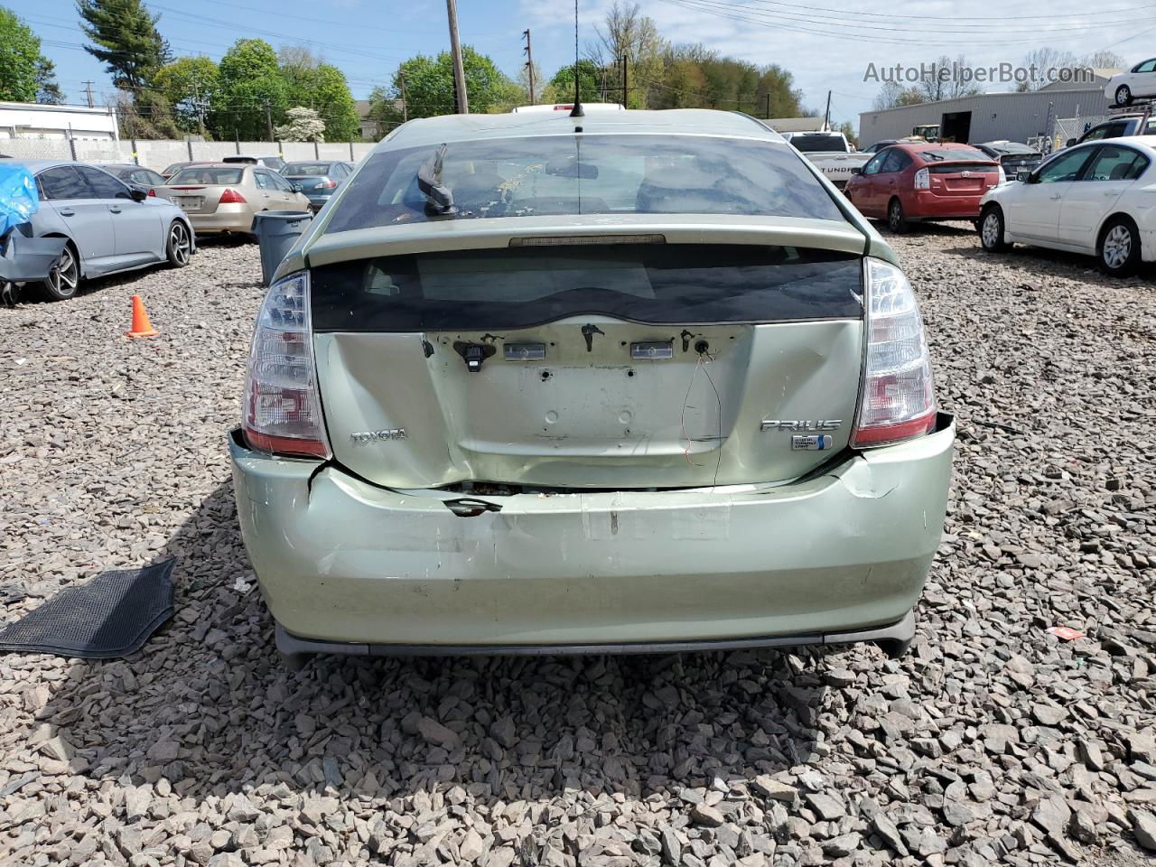 2008 Toyota Prius  Зеленый vin: JTDKB20U087715221