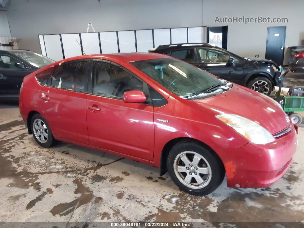 2008 Toyota Prius   Red vin: JTDKB20U087741933