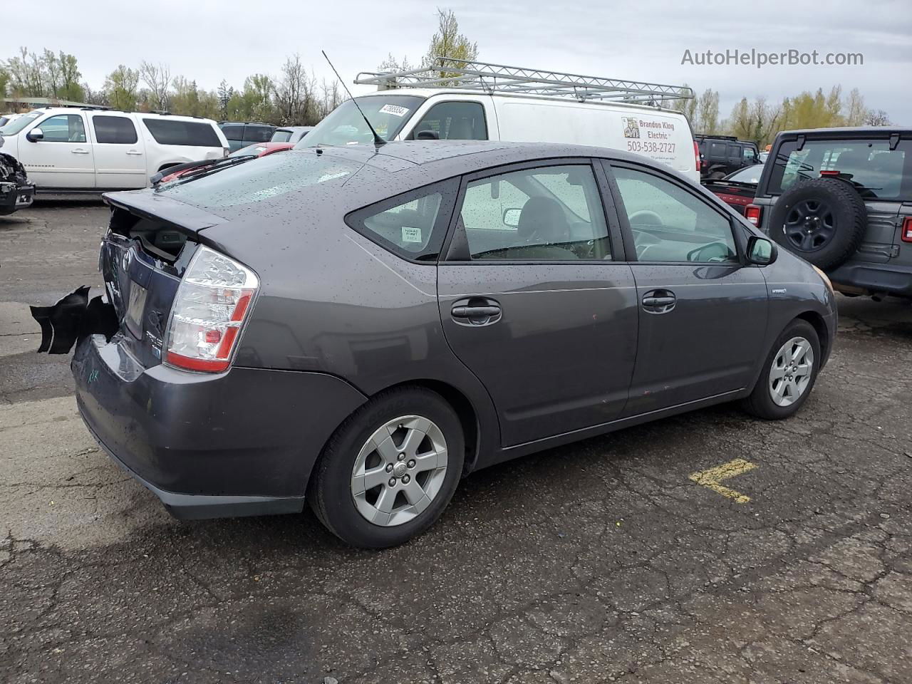 2007 Toyota Prius  Charcoal vin: JTDKB20U173207703