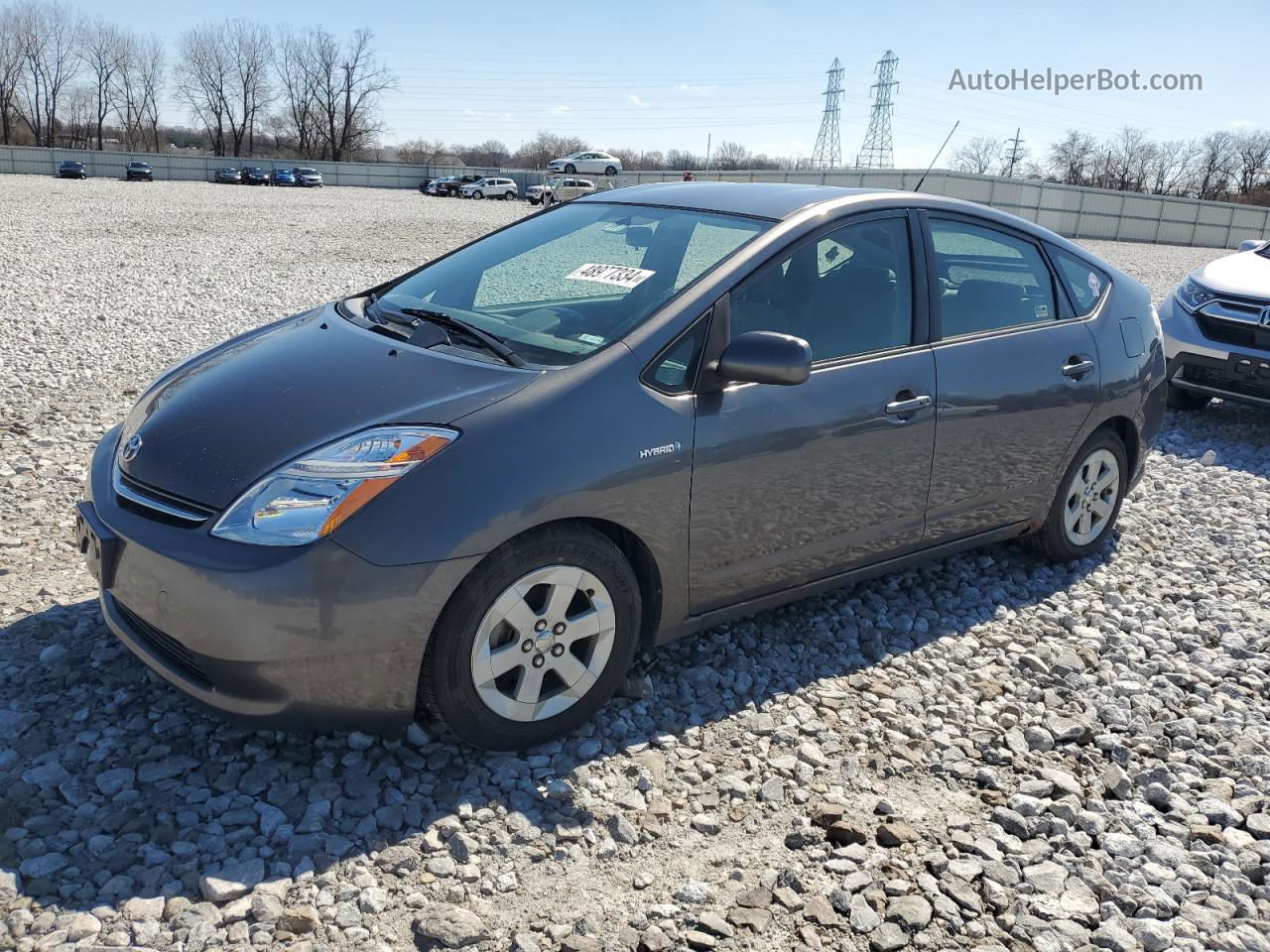 2008 Toyota Prius  Gray vin: JTDKB20U183343668