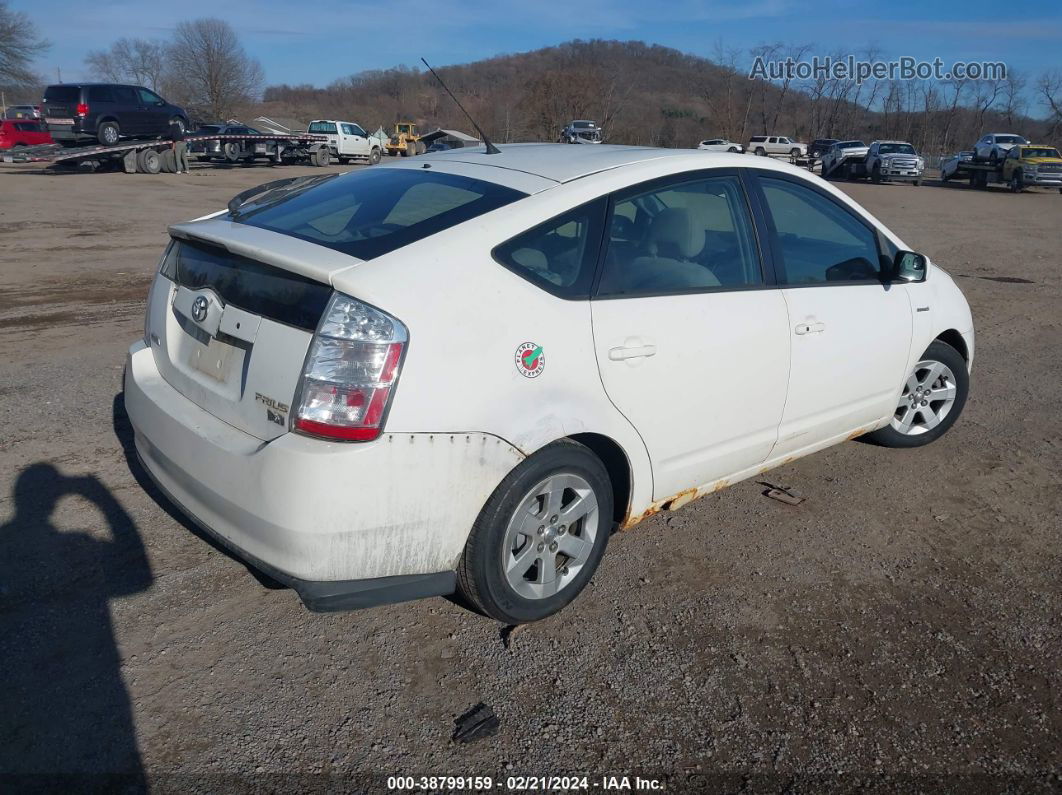 2008 Toyota Prius   White vin: JTDKB20U183345176