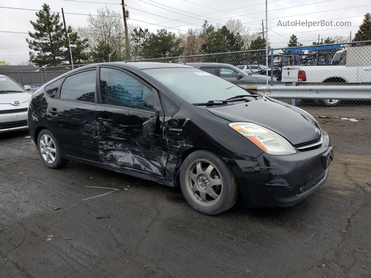 2008 Toyota Prius  Черный vin: JTDKB20U183379554