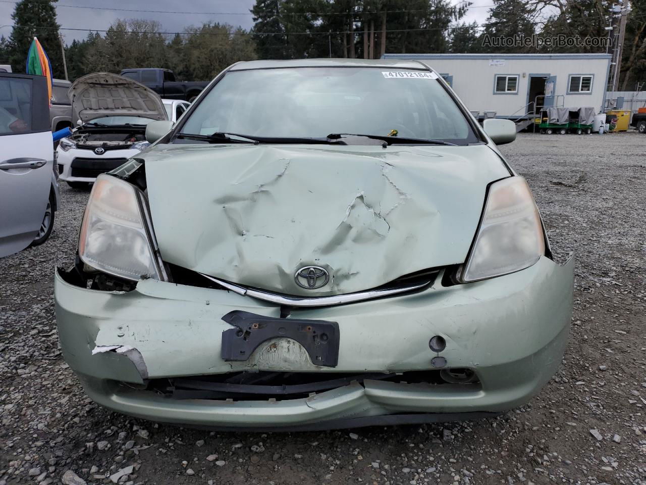 2008 Toyota Prius  Зеленый vin: JTDKB20U183407787