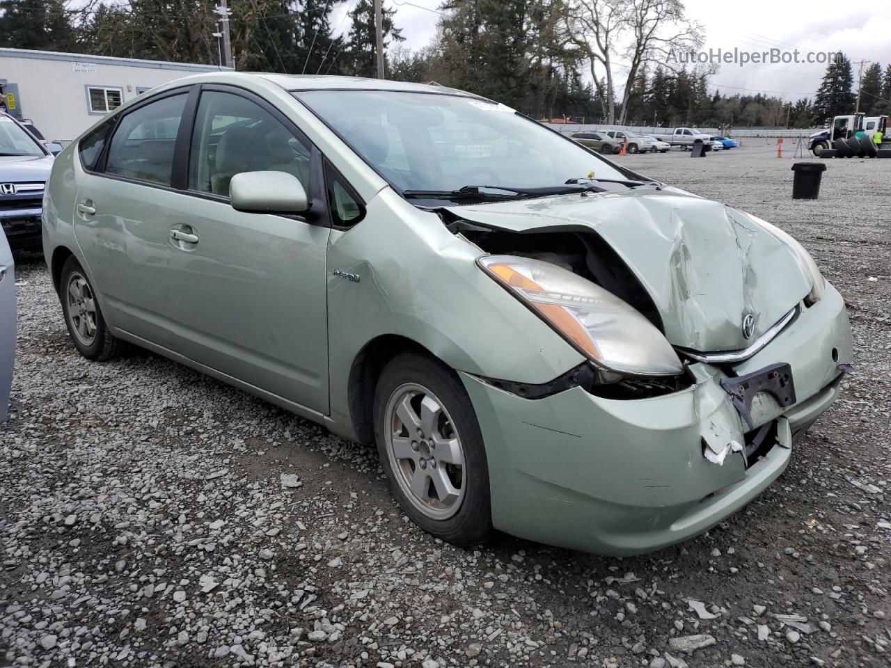 2008 Toyota Prius  Зеленый vin: JTDKB20U183407787