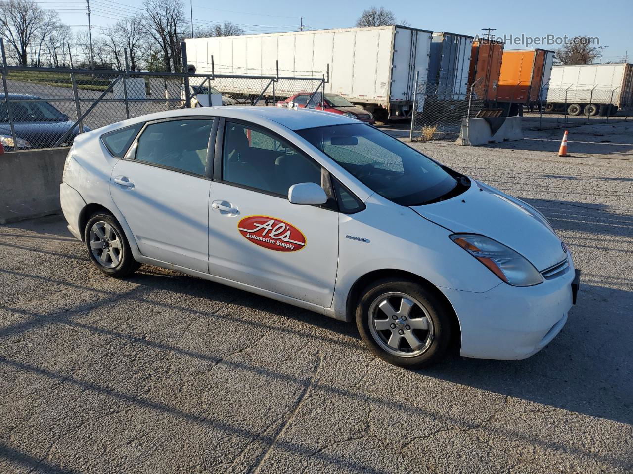 2008 Toyota Prius  White vin: JTDKB20U183428459