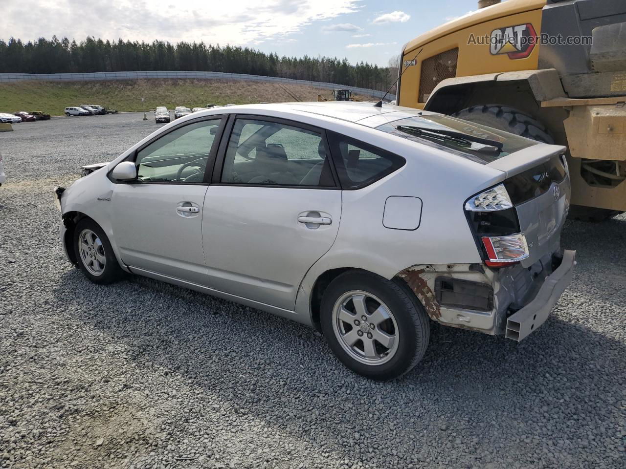 2008 Toyota Prius  Серебряный vin: JTDKB20U187715485