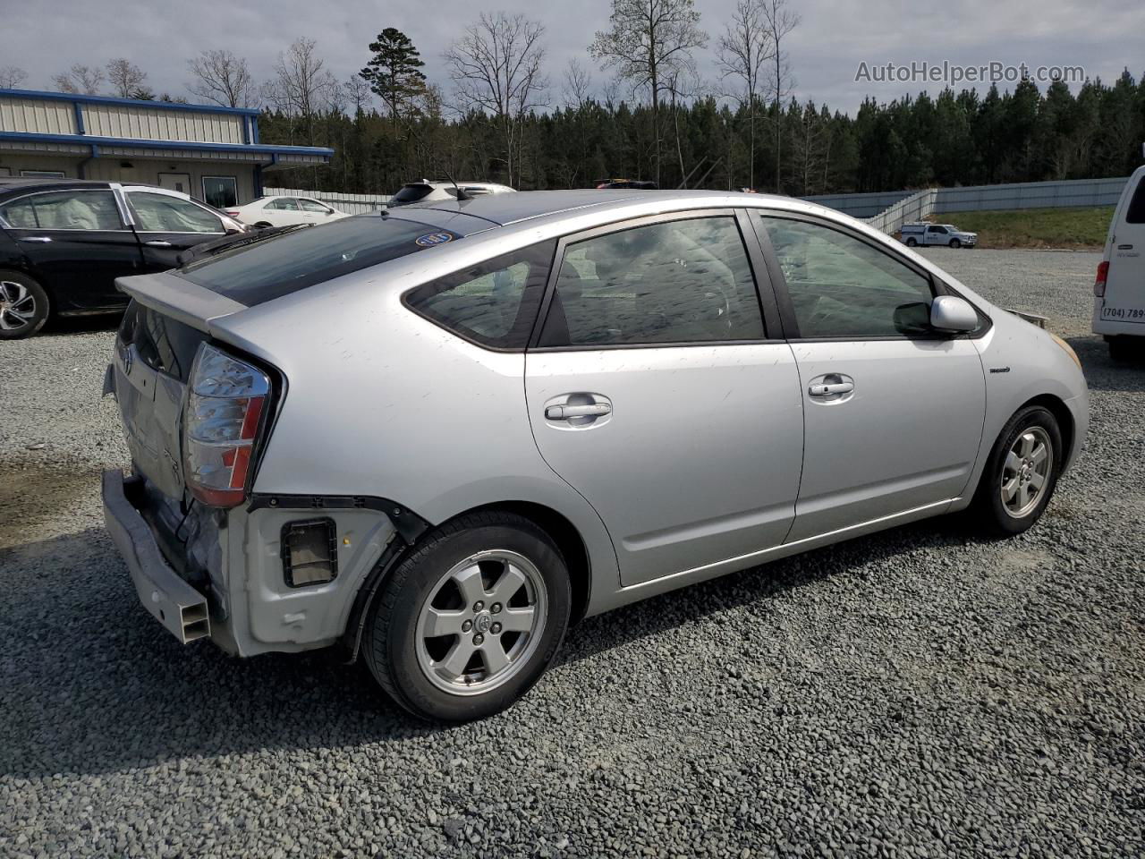 2008 Toyota Prius  Серебряный vin: JTDKB20U187715485