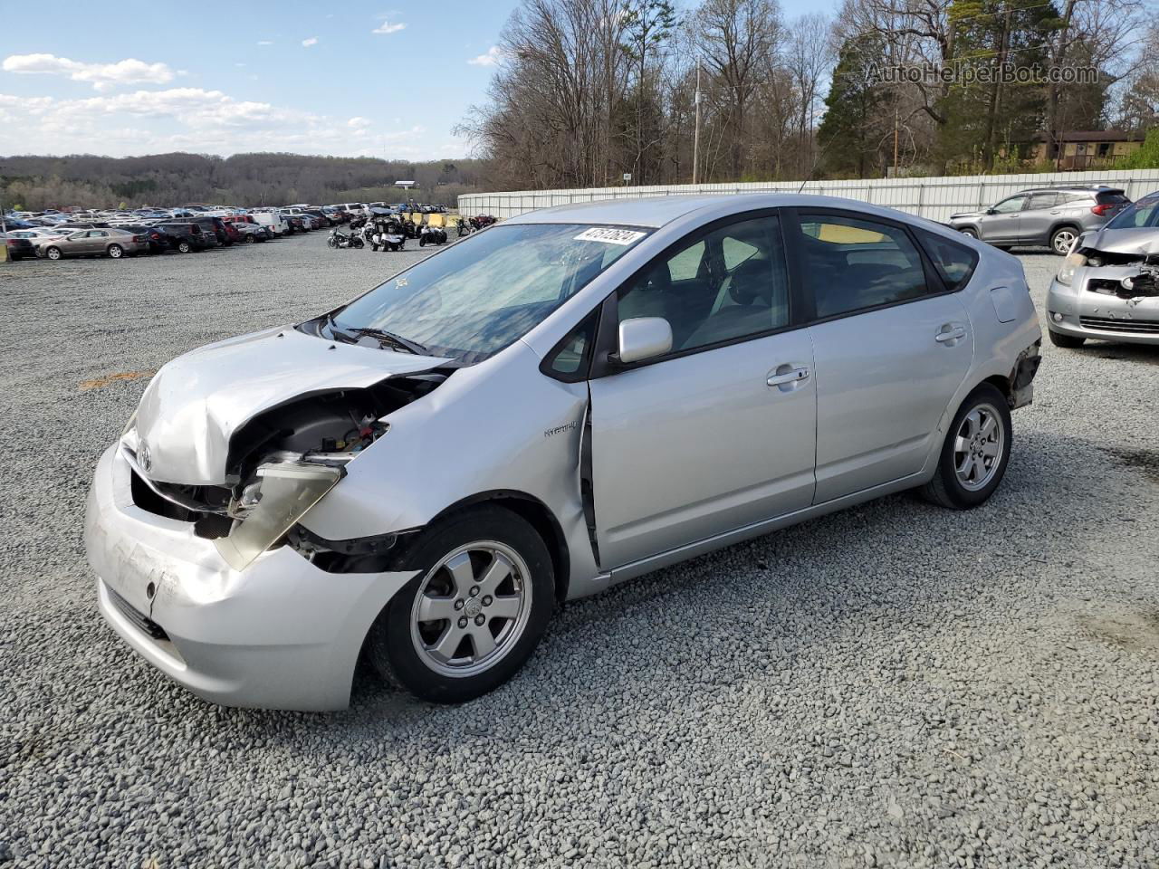 2008 Toyota Prius  Серебряный vin: JTDKB20U187715485