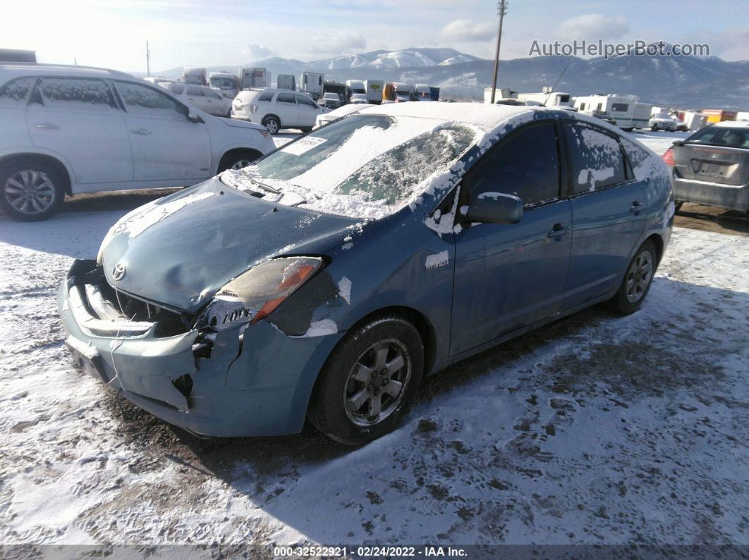 2008 Toyota Prius Base Светло-синий vin: JTDKB20U187796648