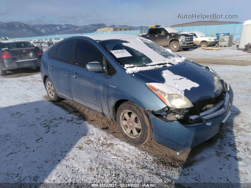 2008 Toyota Prius Base Light Blue vin: JTDKB20U187796648