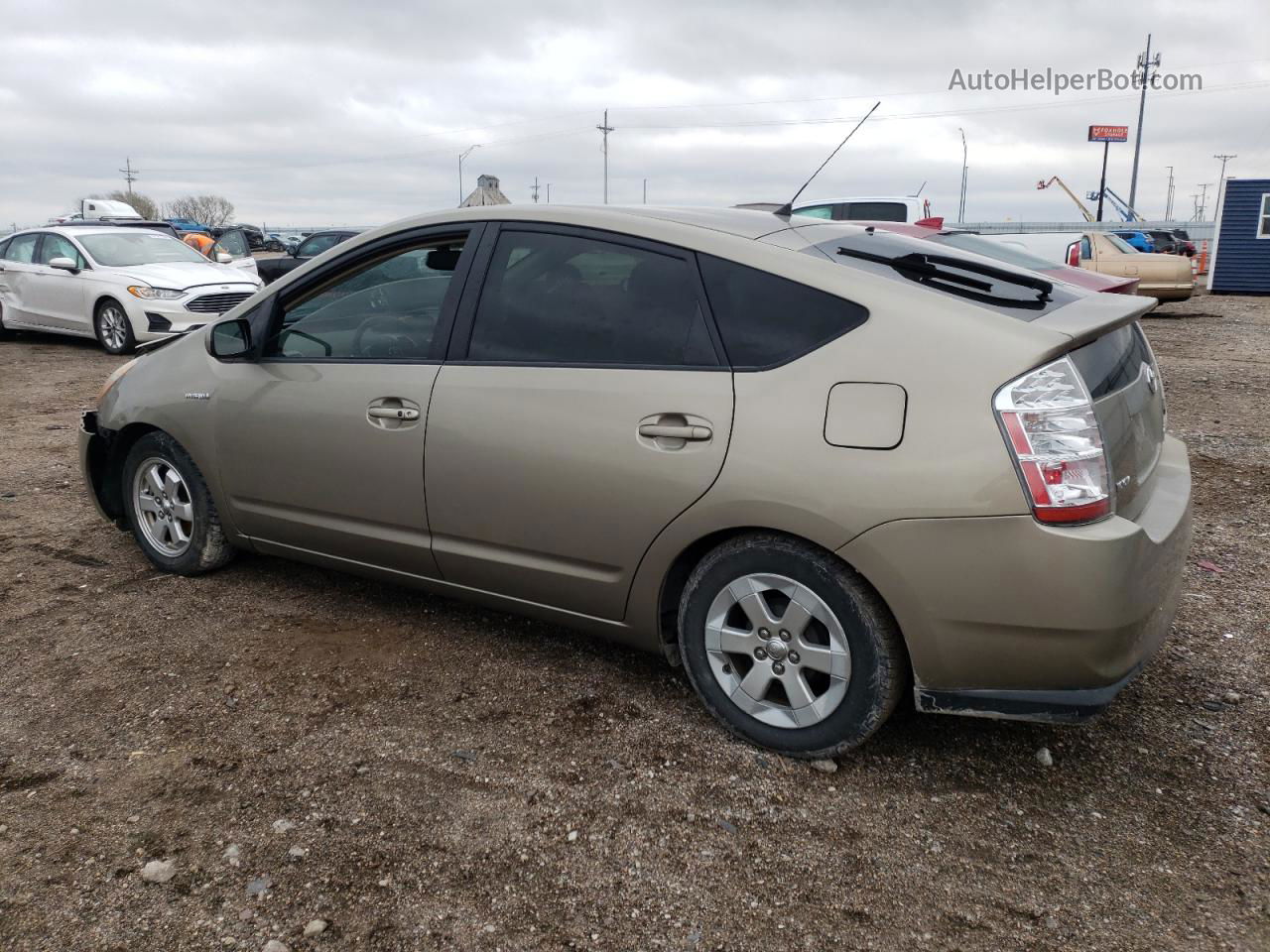 2007 Toyota Prius  Gold vin: JTDKB20U273228821